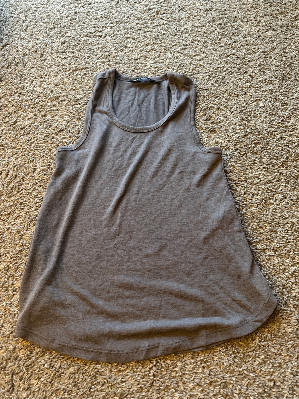 Athleta Relaxed Scoop Neck Tank — Grey